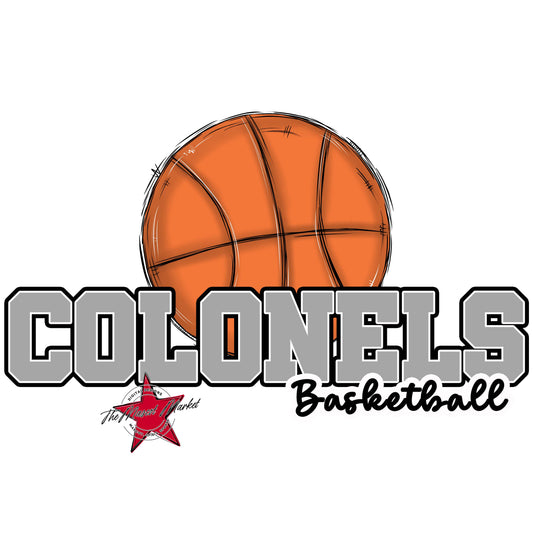 Colonels Varsity Basketball-Grey