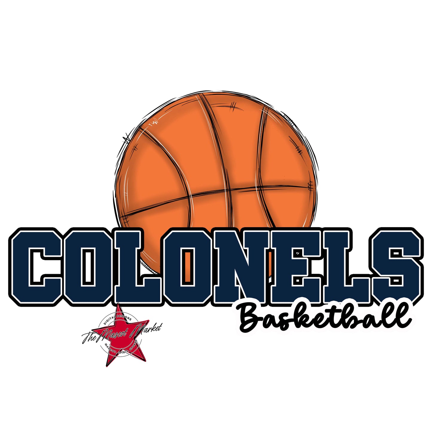 Colonels Varsity Basketball-Navy