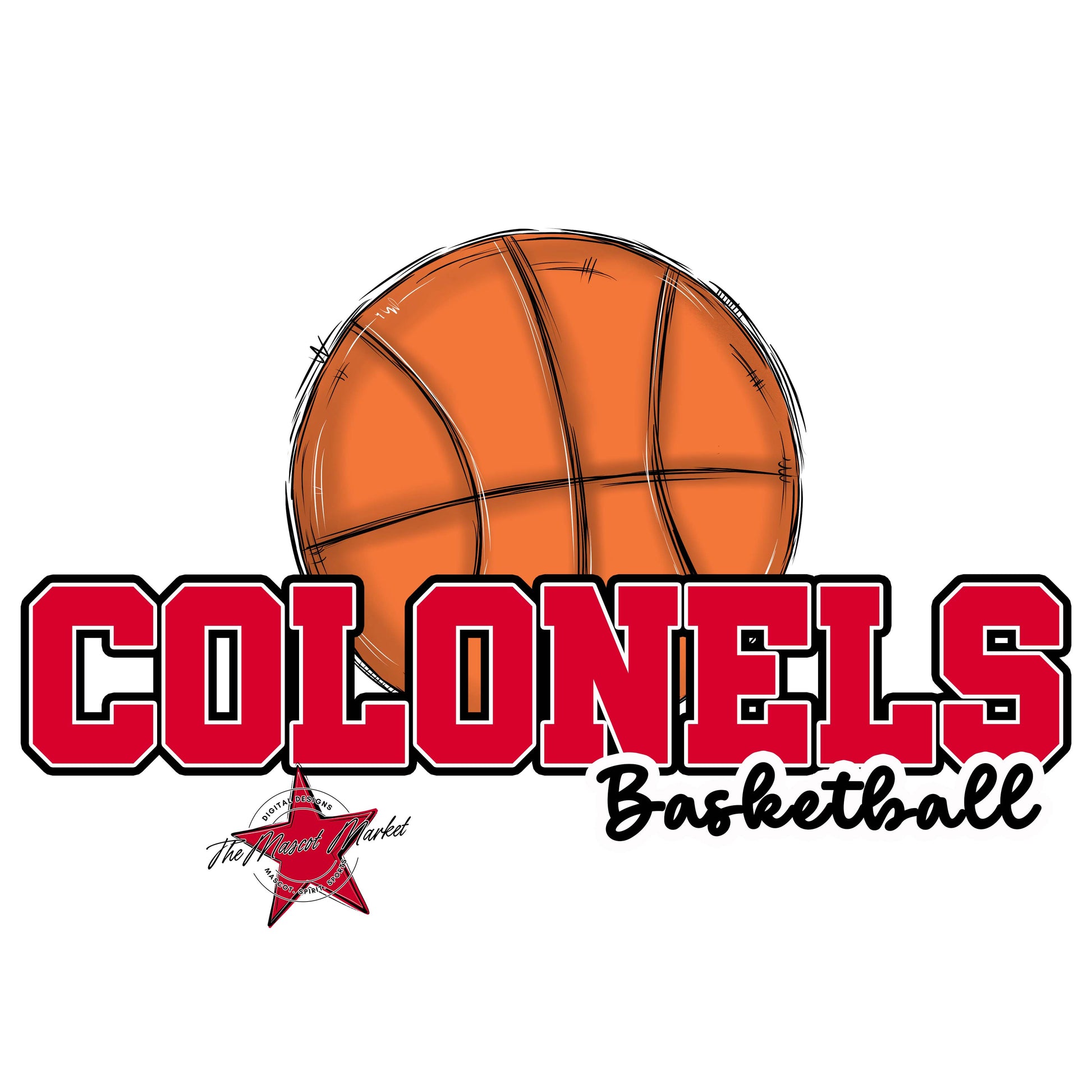 Colonels Varsity Basketball-Red