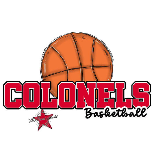 Colonels Varsity Basketball-Red