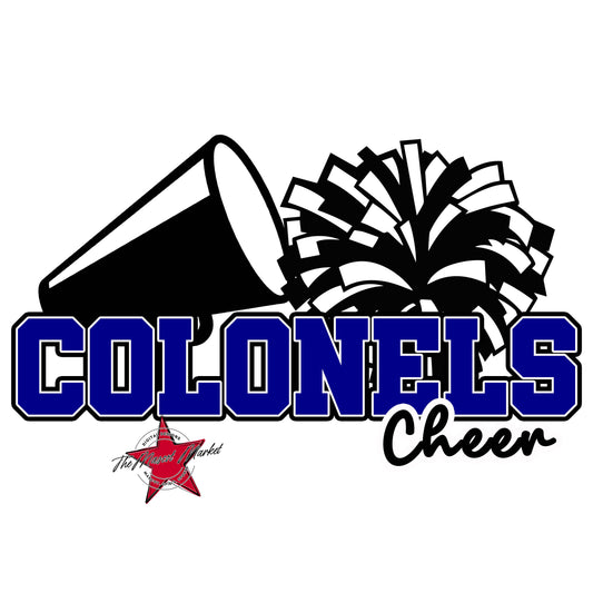 Colonels Varsity Cheer-Blue