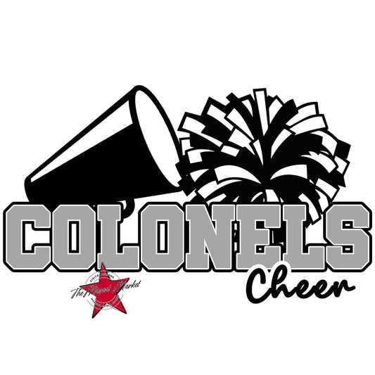Colonels Varsity Cheer-Grey