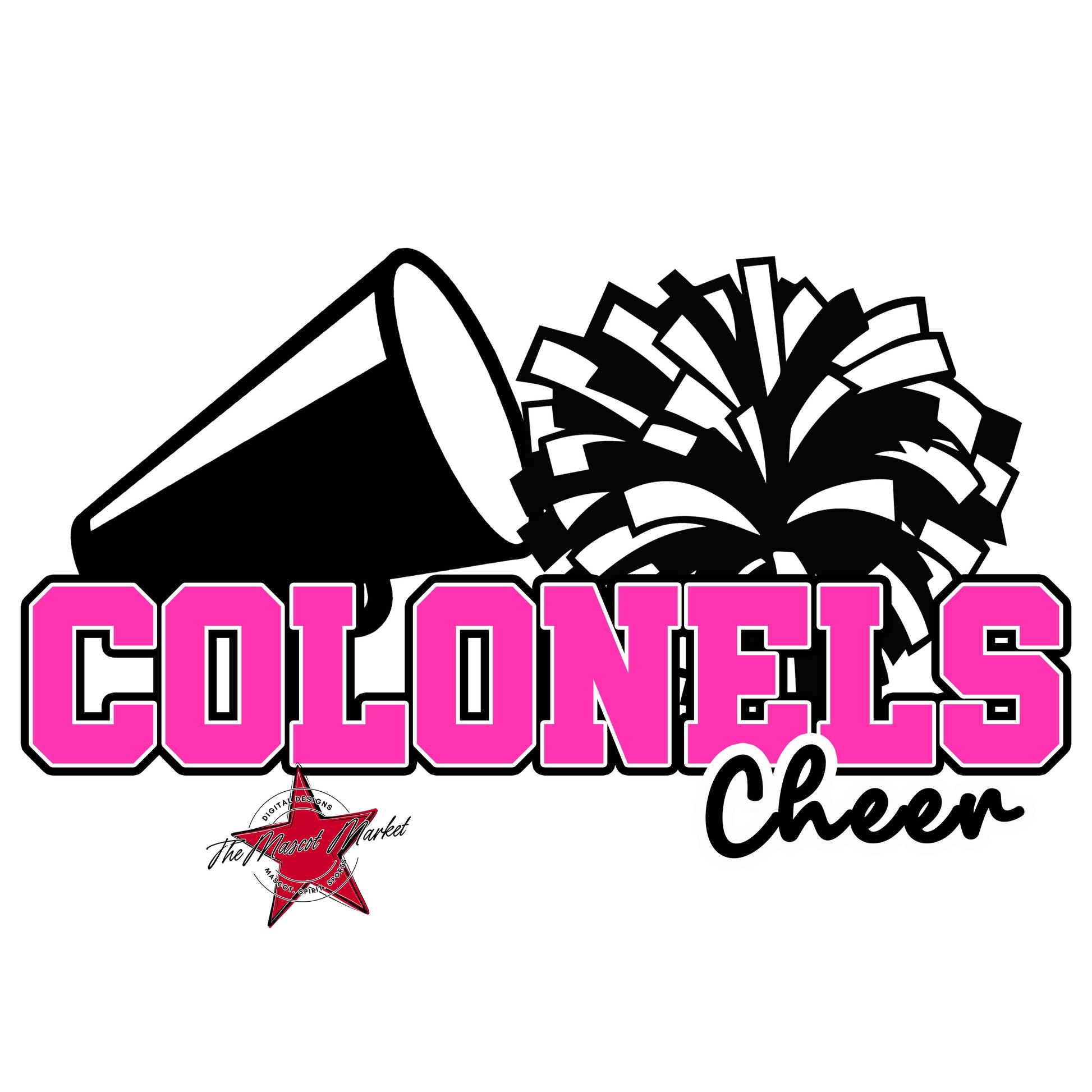 Colonels Varsity Cheer-Pink
