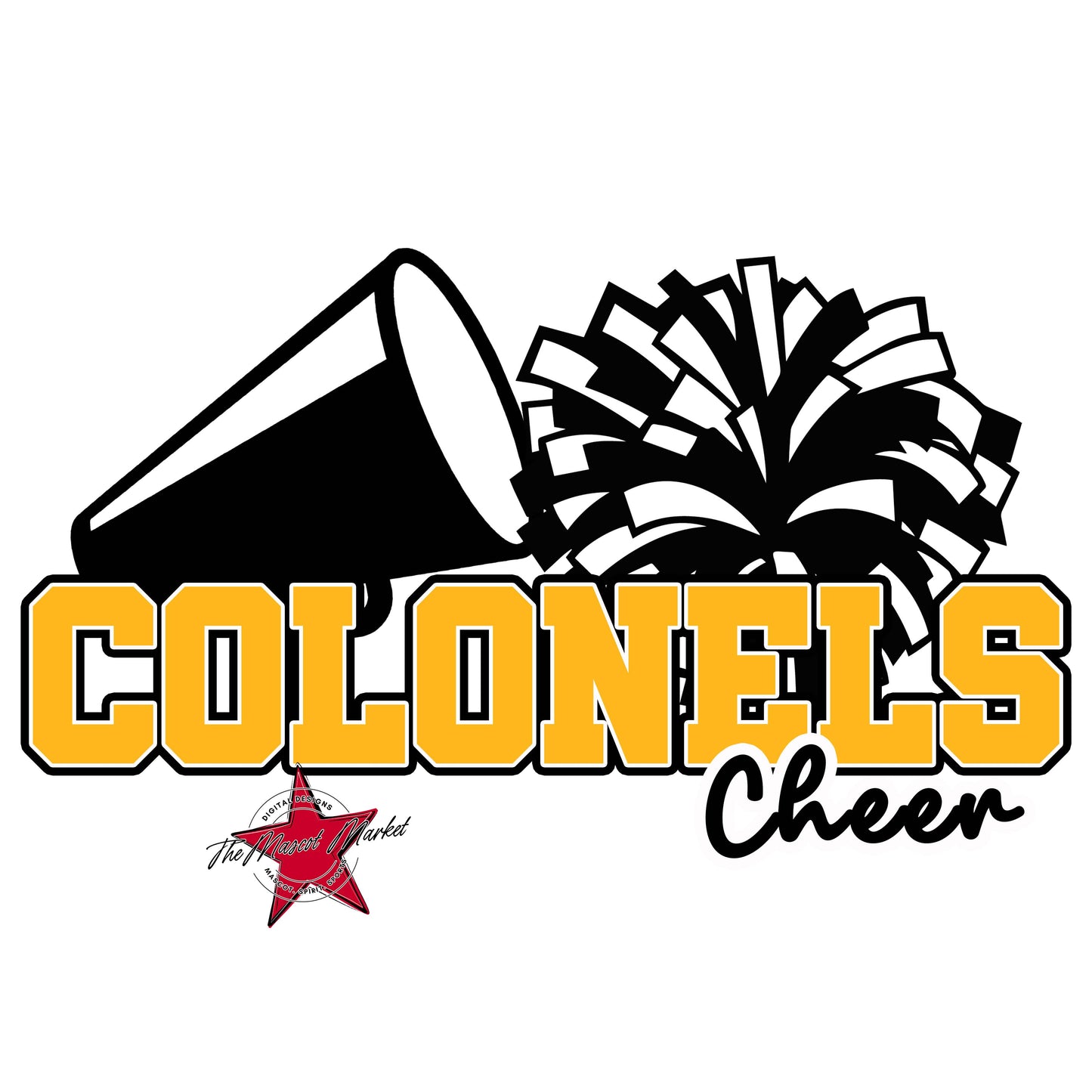 Colonels Varsity Cheer-Yellow