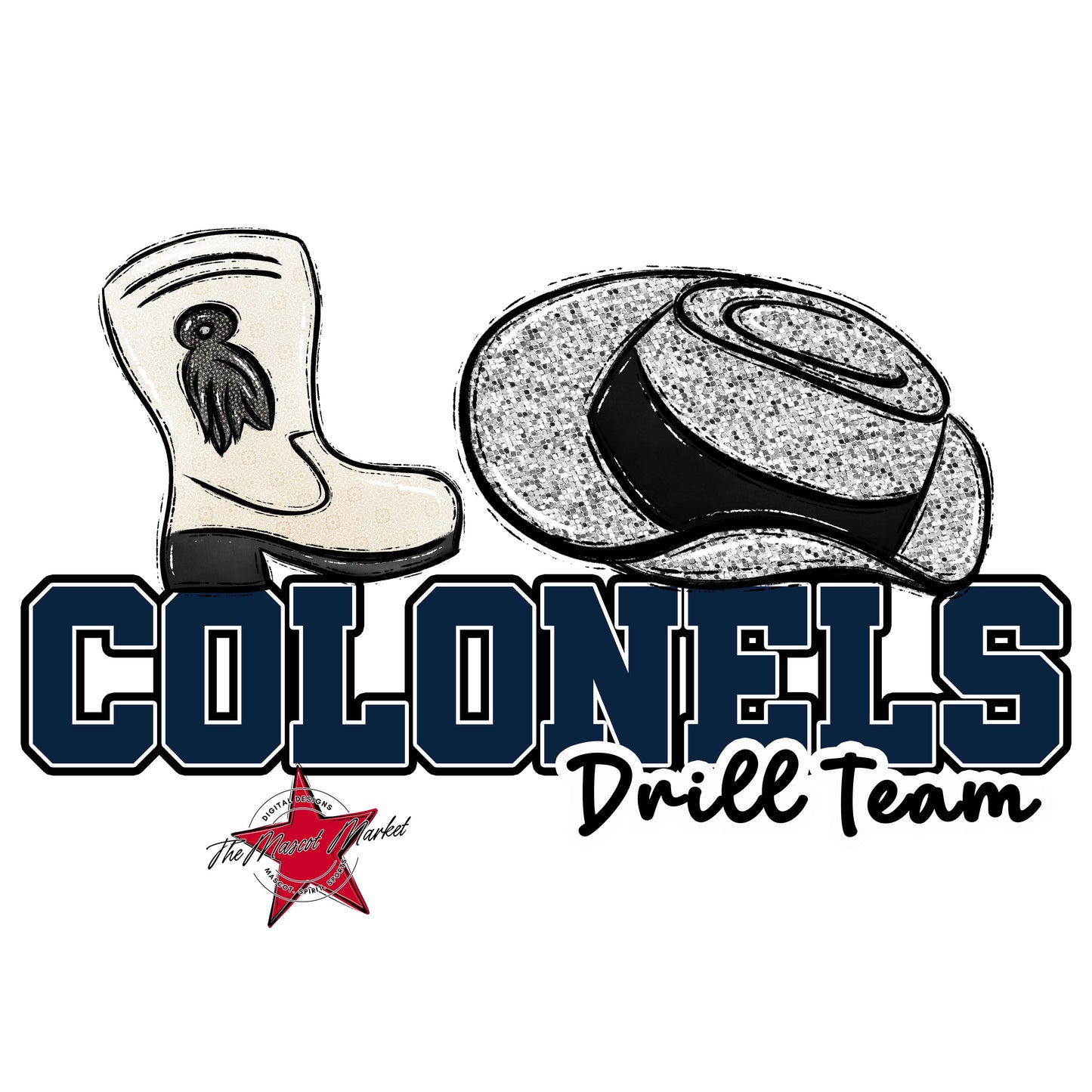 Colonels Varsity Drillteam-Navy
