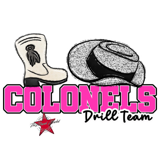 Colonels Varsity Drillteam-Pink