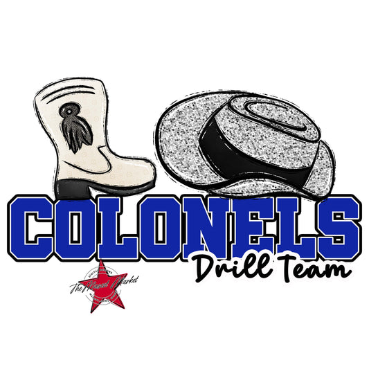 Colonels Varsity Drillteam-Royal Blue