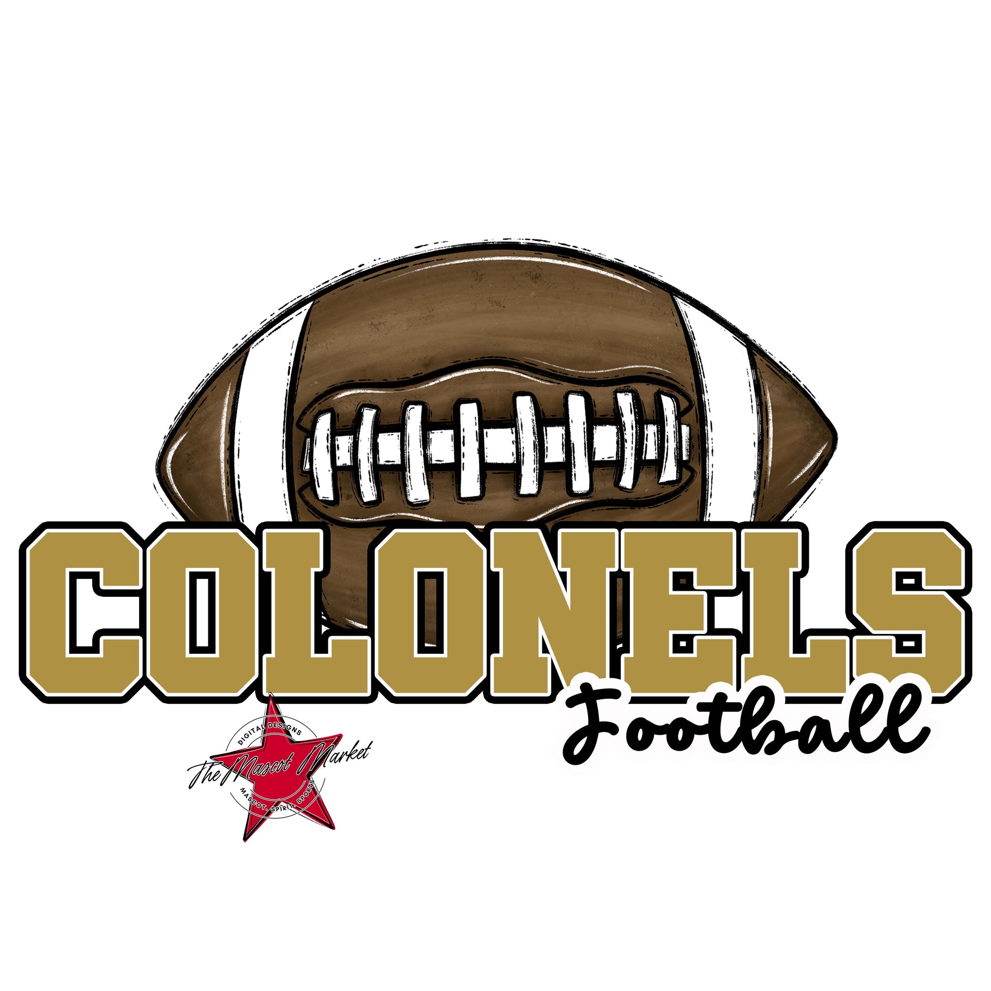 Colonels Varsity Football-Gold
