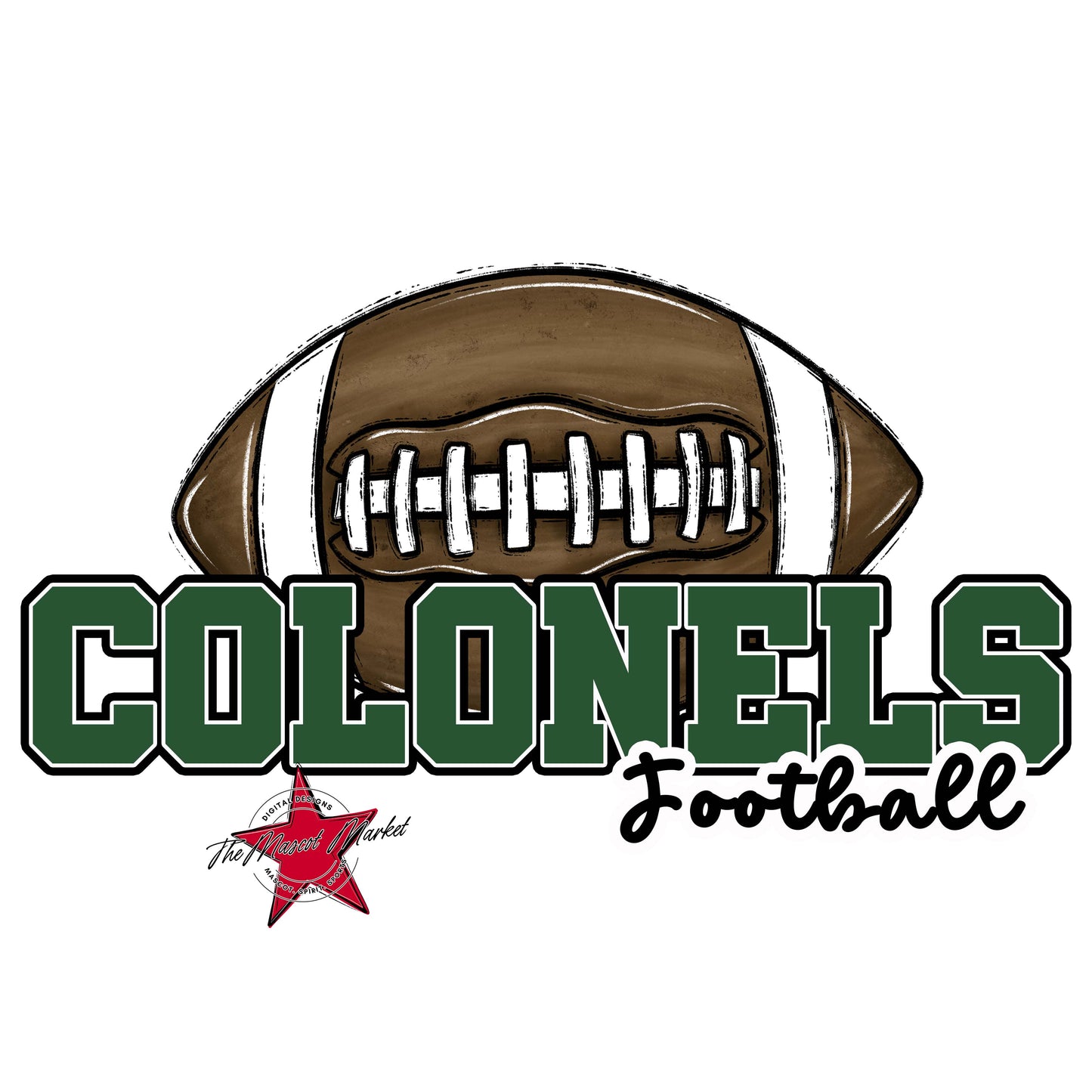 Colonels Varsity Football-Green