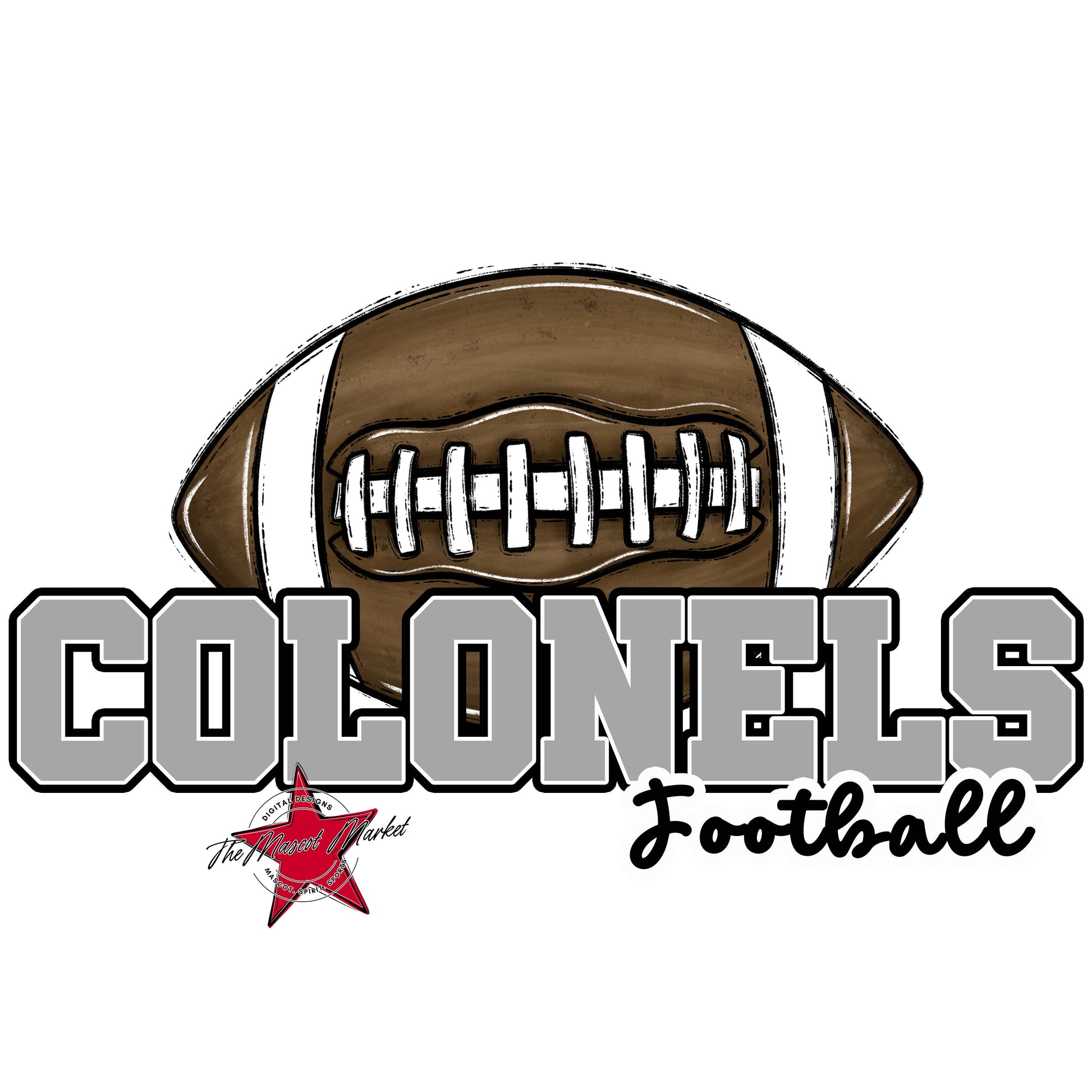 Colonels Varsity Football-Grey