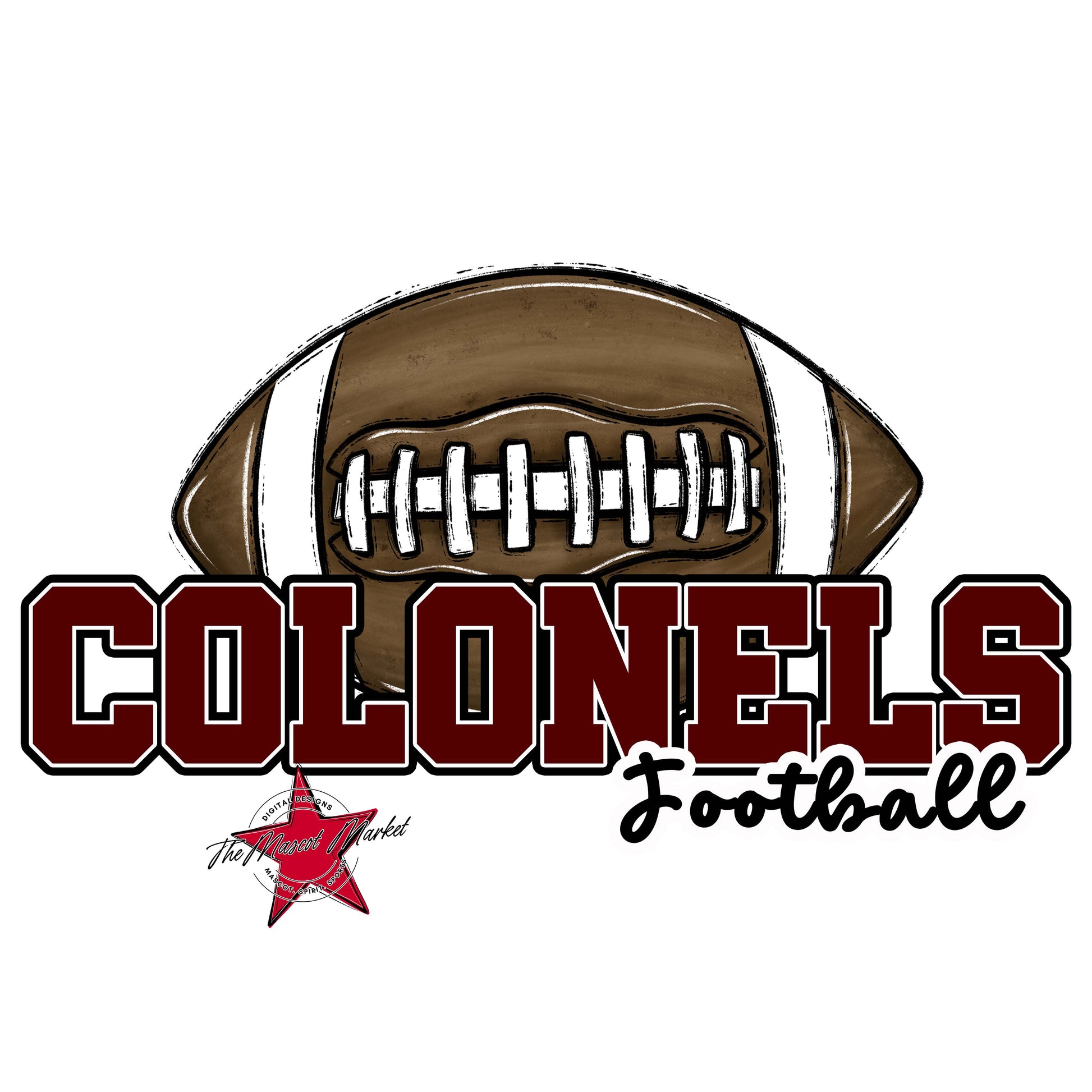 Colonels Varsity Football-Maroon