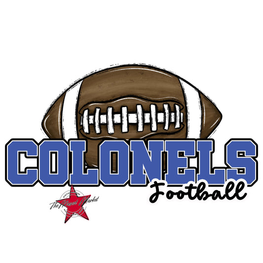 Colonels Varsity Football-Off Blue