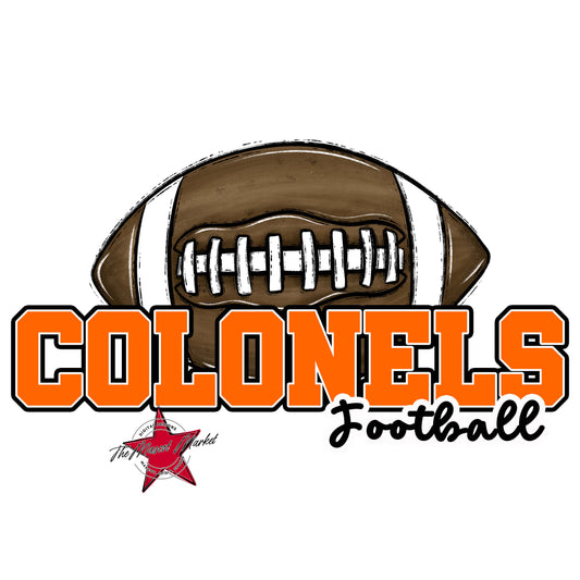 Colonels Varsity Football-Orange