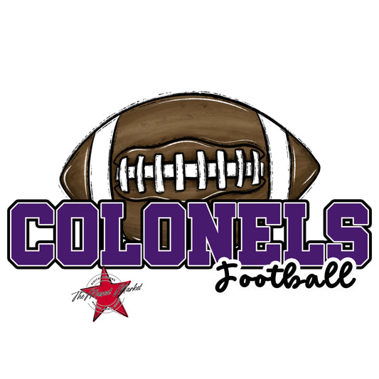 Colonels Varsity Football-Purple