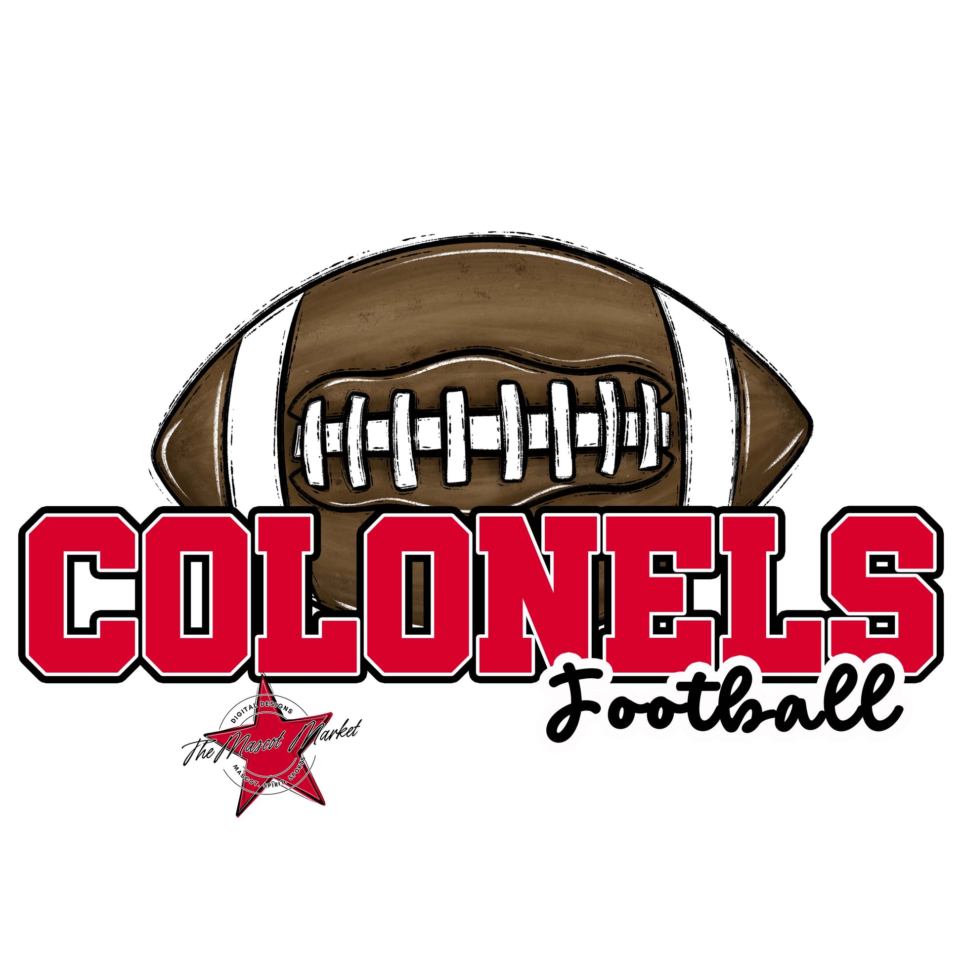 Colonels Varsity Football-Red