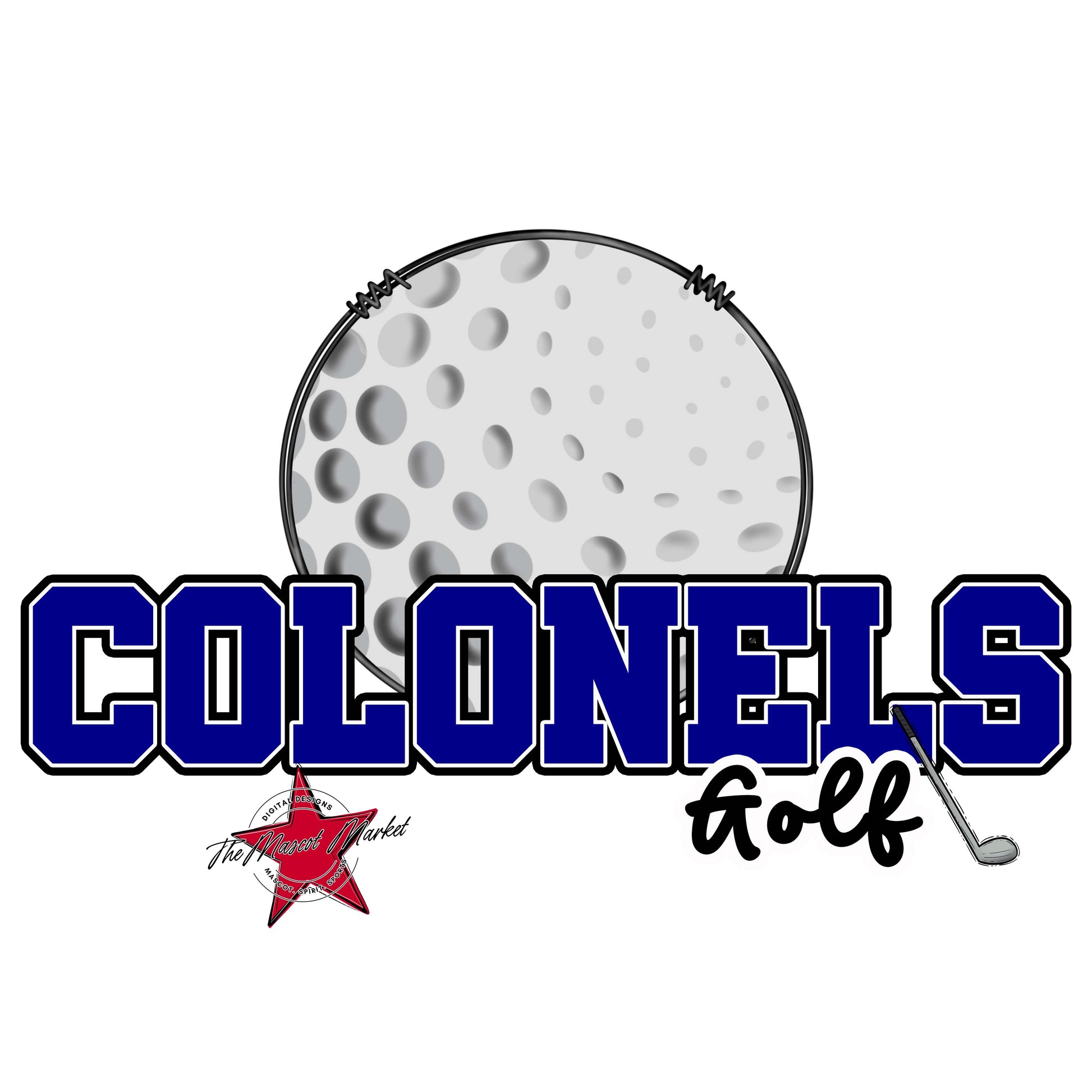 Colonels Varsity Golf-Blue