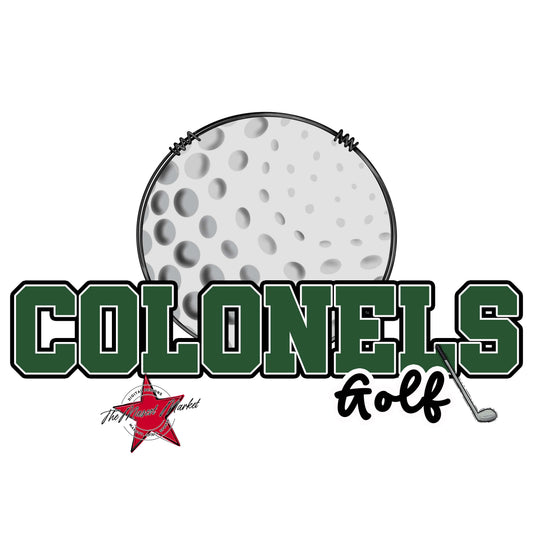 Colonels Varsity Golf-Green