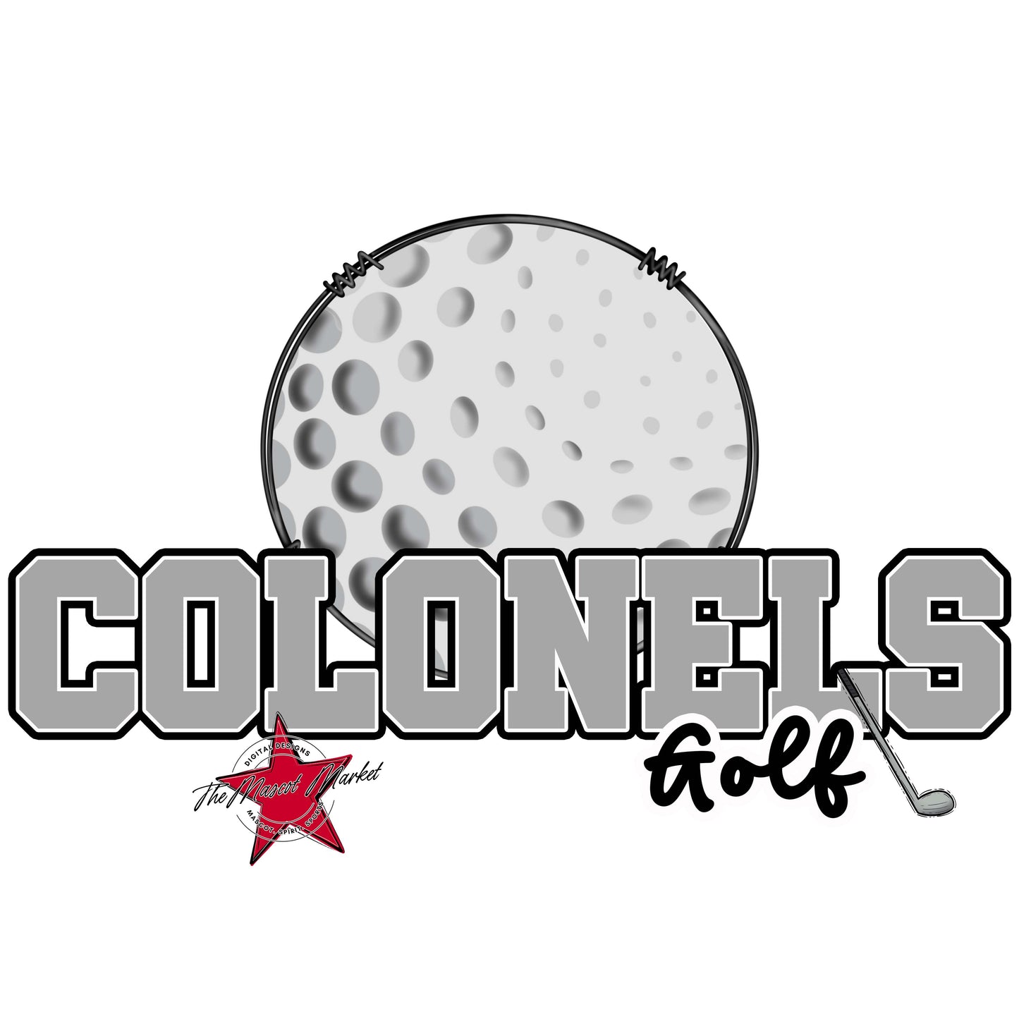 Colonels Varsity Golf-Grey