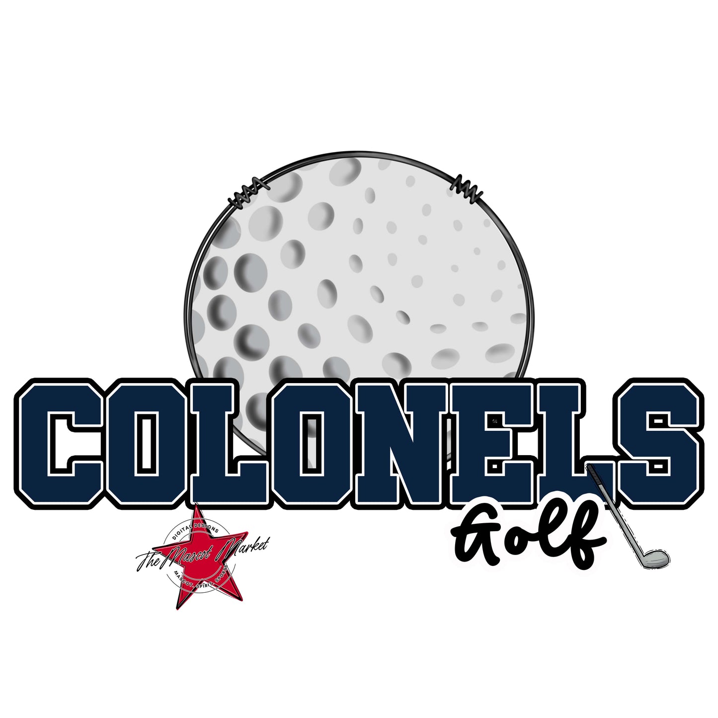 Colonels Varsity Golf-Navy