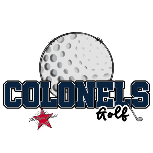 Colonels Varsity Golf-Navy