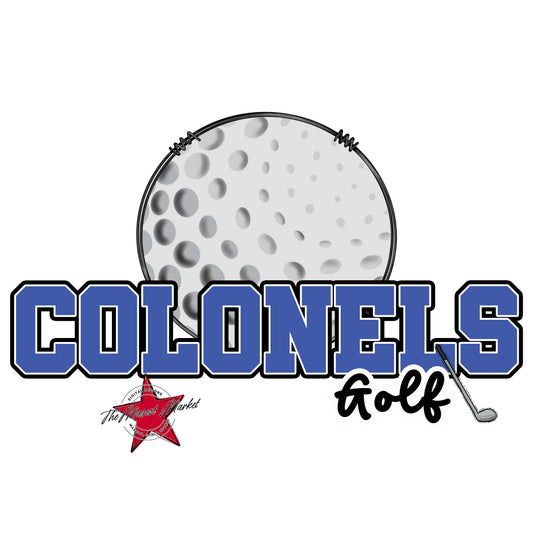 Colonels Varsity Golf-Off Blue