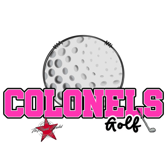 Colonels Varsity Golf-Pink