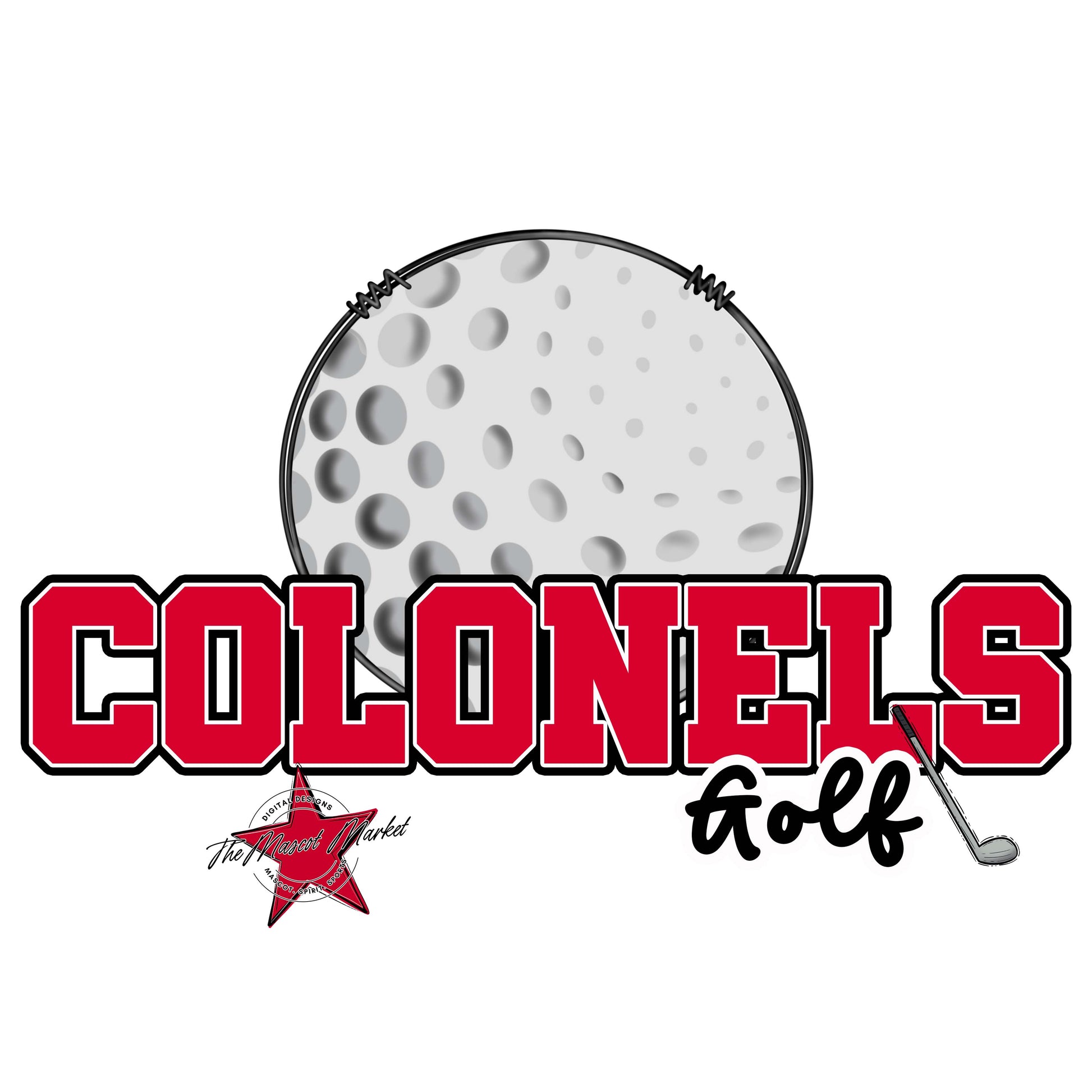 Colonels Varsity Golf-Red