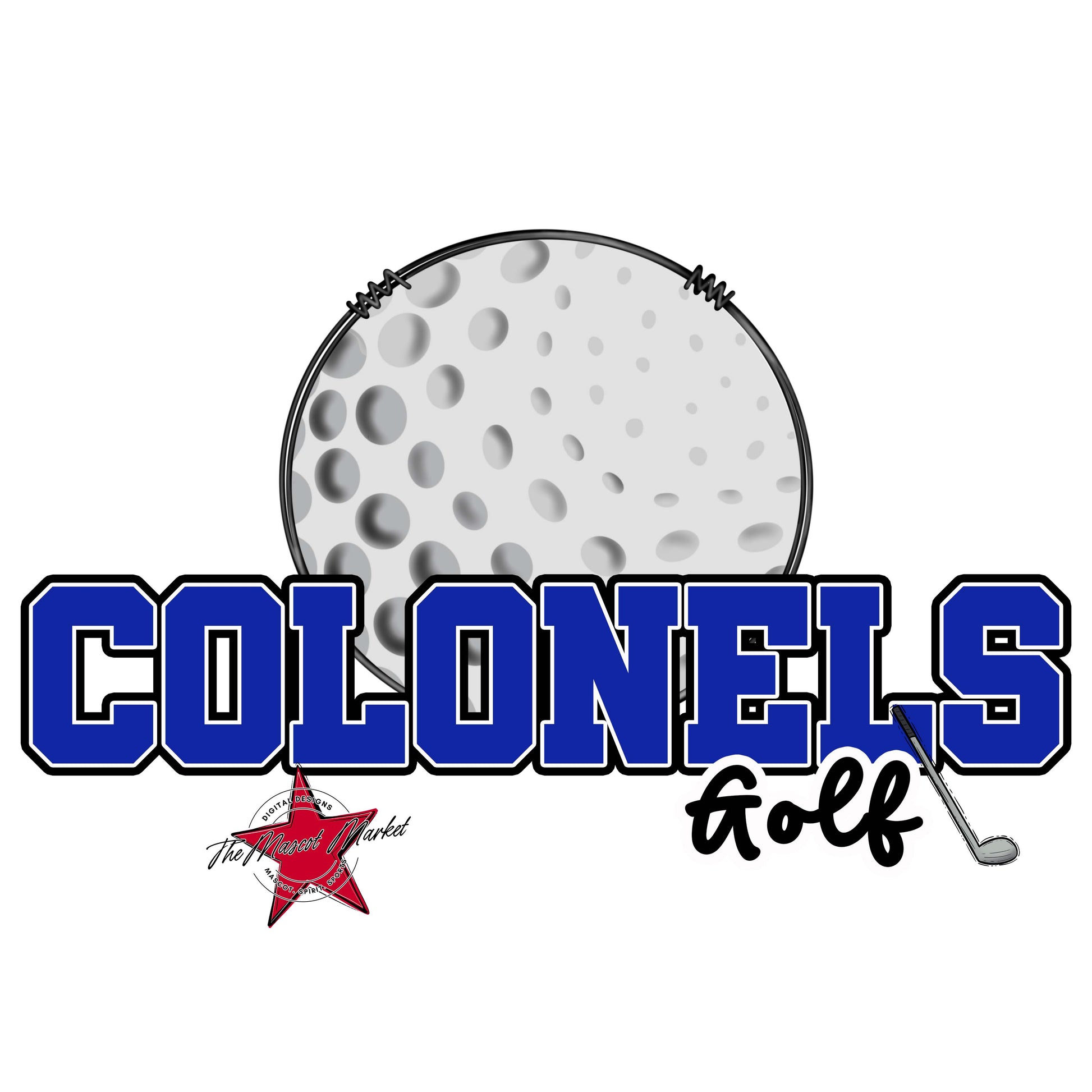 Colonels Varsity Golf-Royal Blue