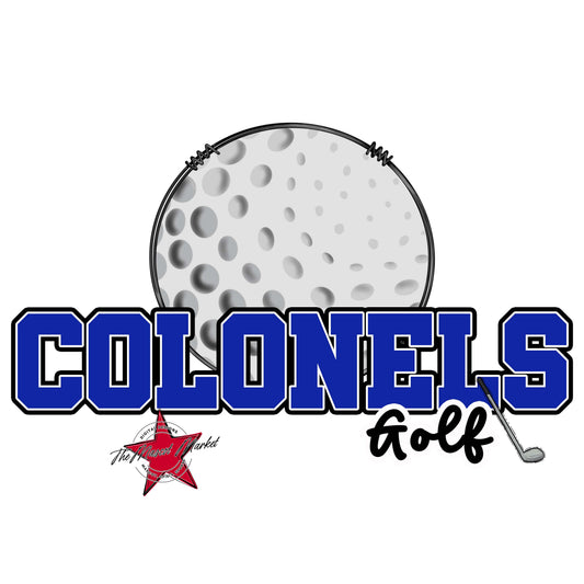Colonels Varsity Golf-Royal Blue