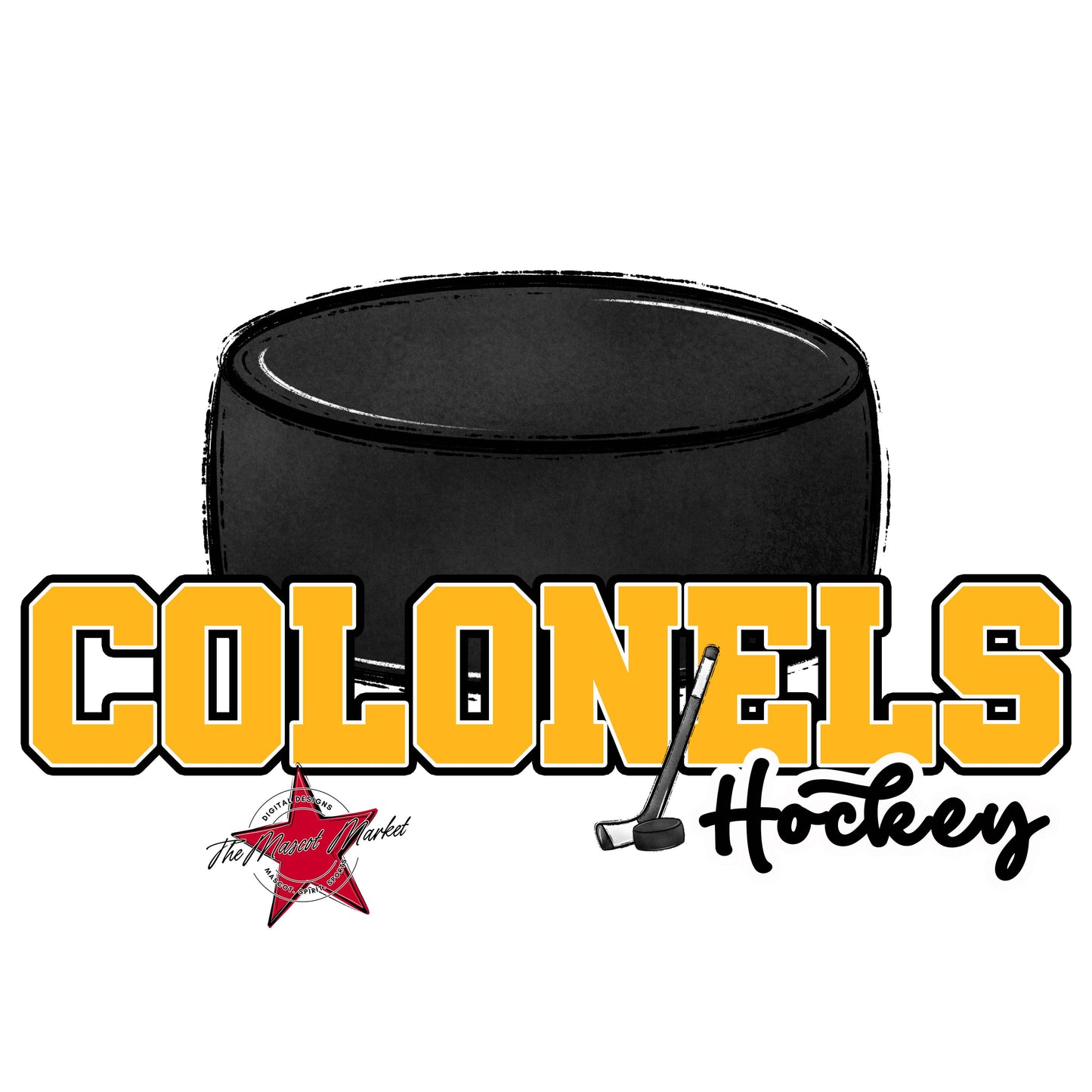 Colonels Varsity Hockey-Yellow