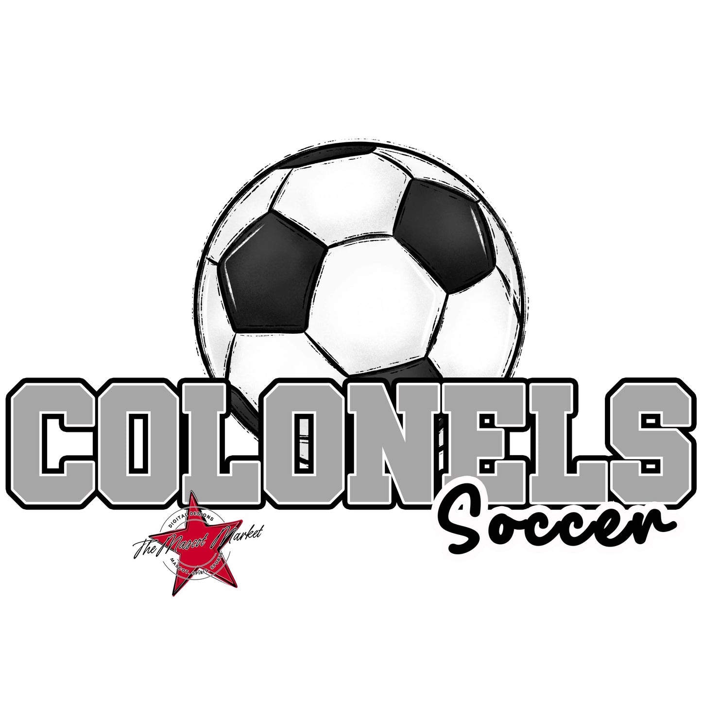 Colonels Varsity Soccer-Grey