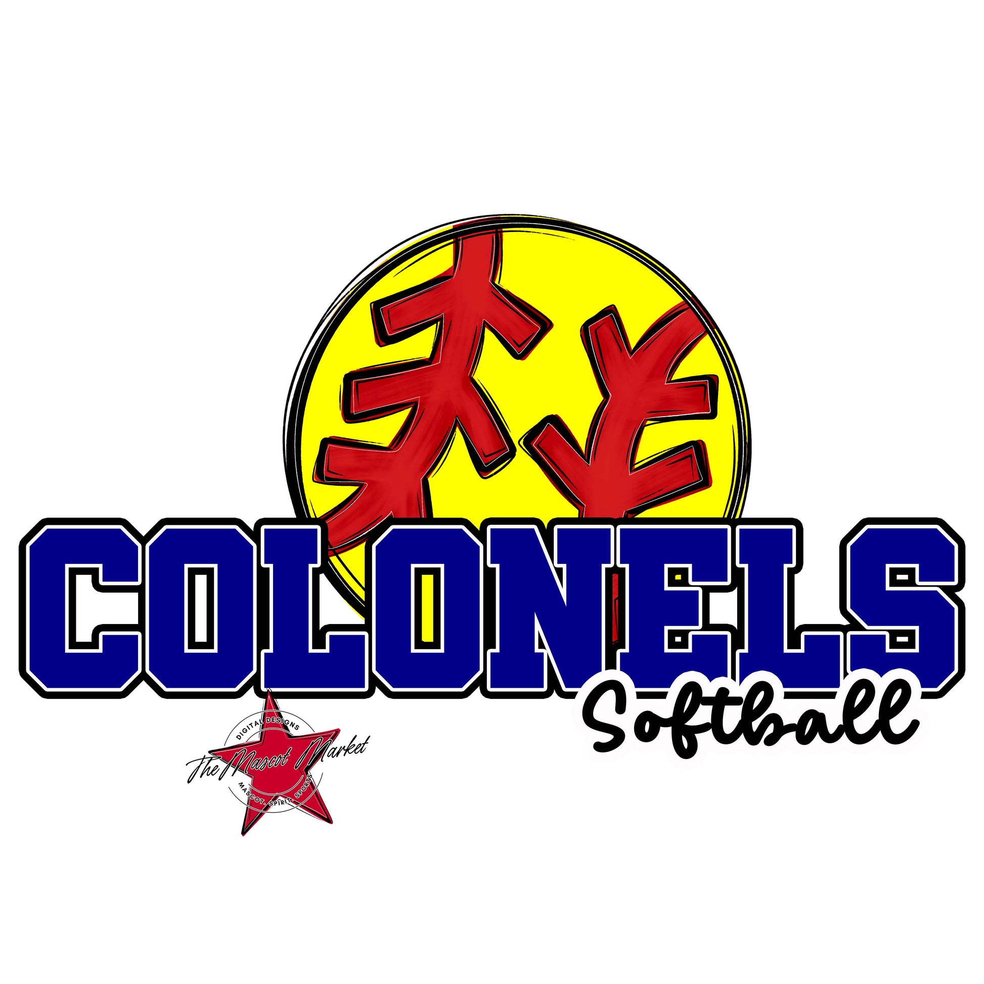 Colonels Varsity Softball-Blue