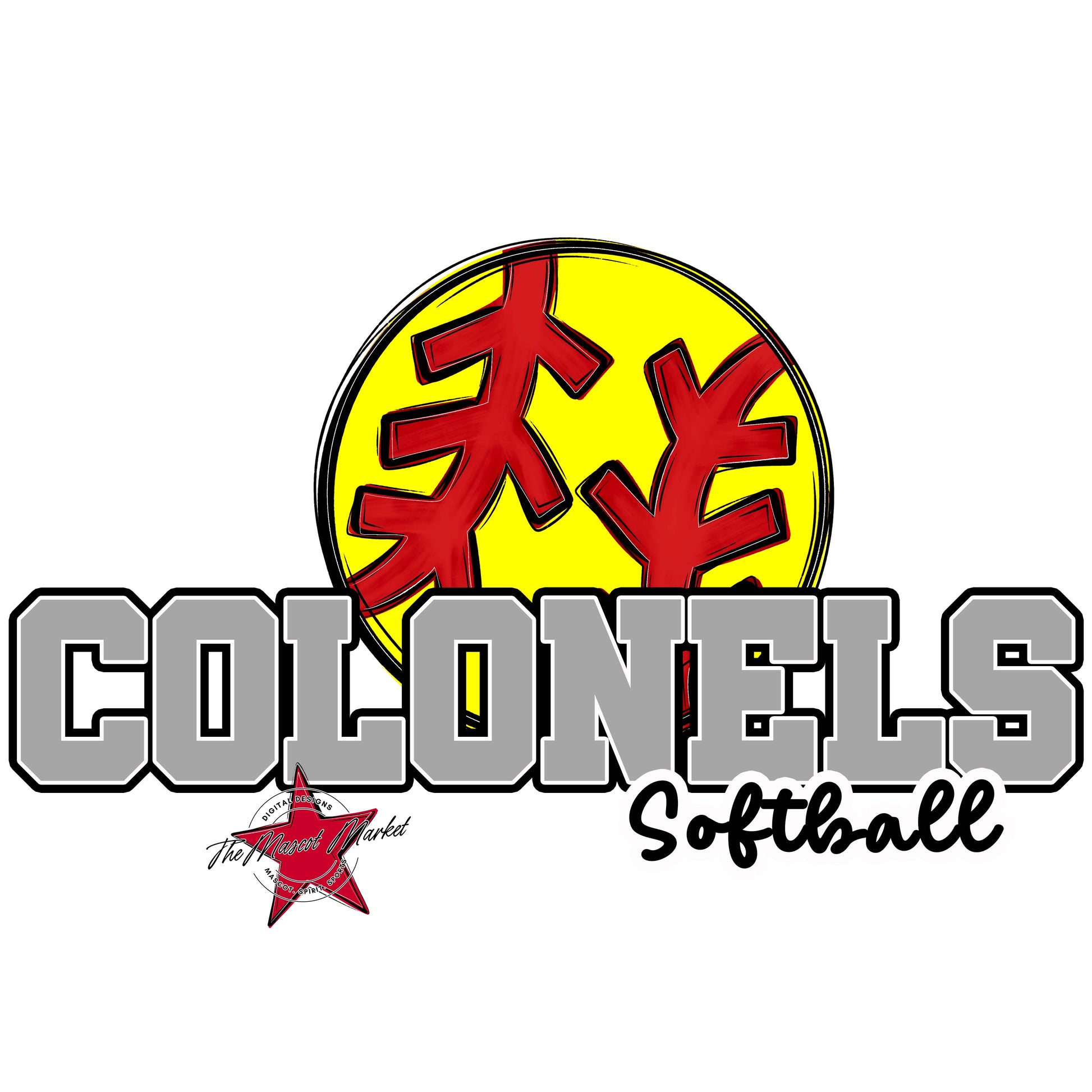 Colonels Varsity Softball-Grey