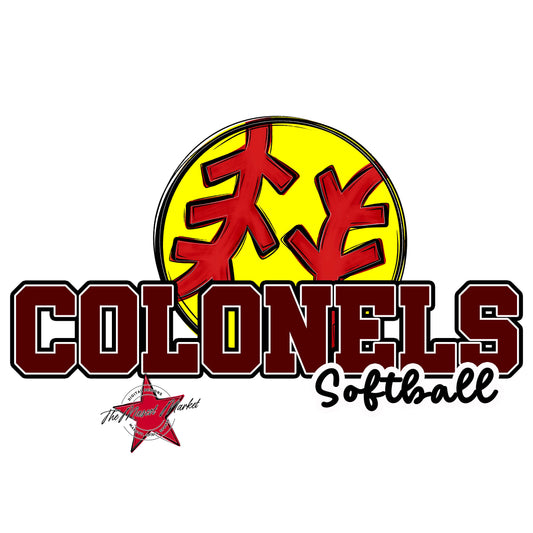 Colonels Varsity Softball-Maroon