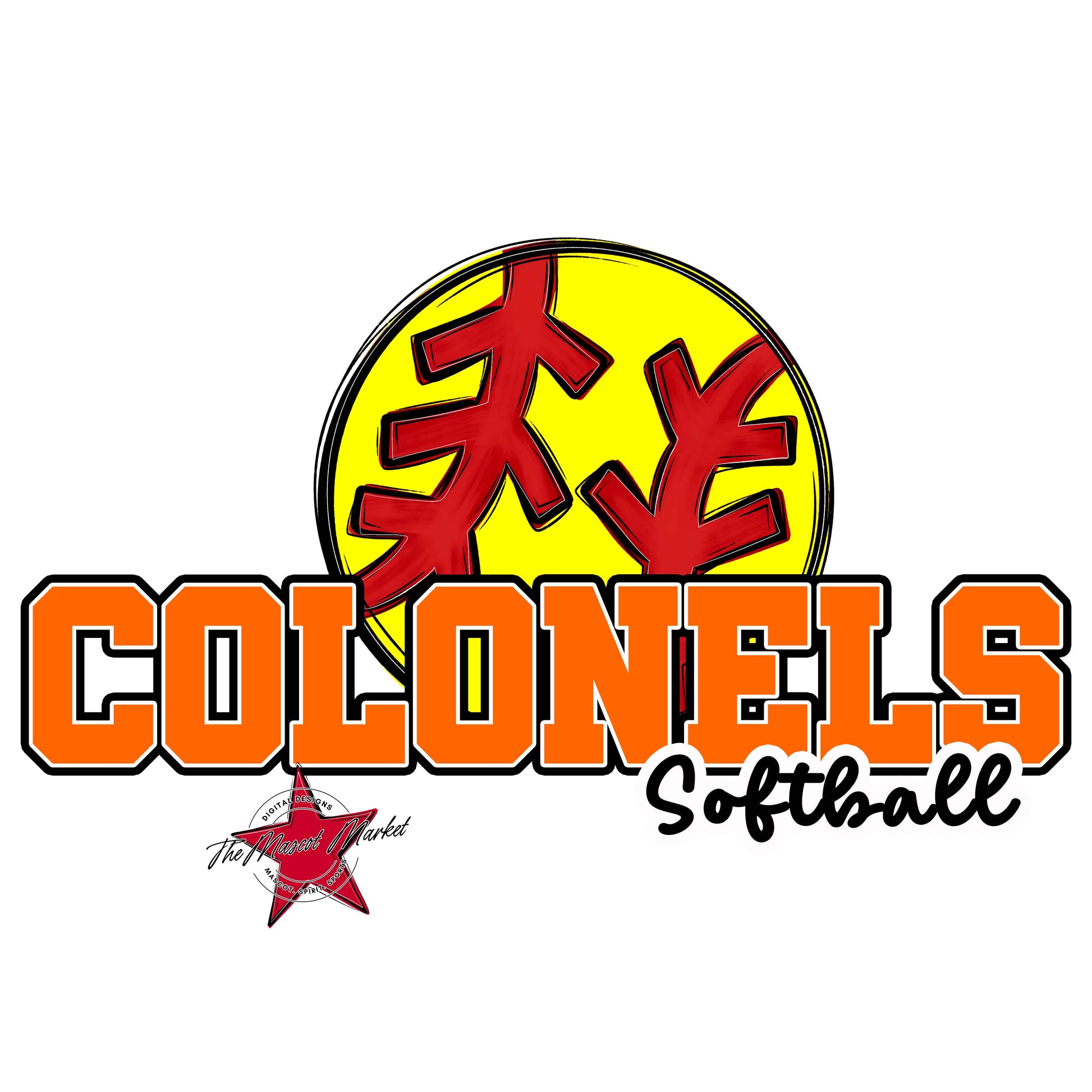 Colonels Varsity Softball-Orange