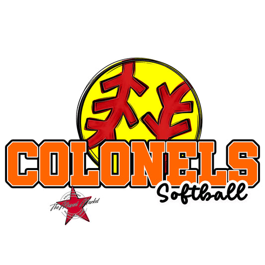 Colonels Varsity Softball-Orange