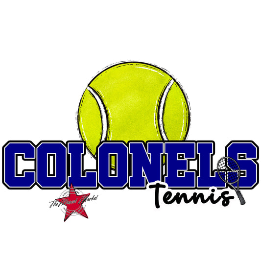 Colonels Varsity Tennis-Blue