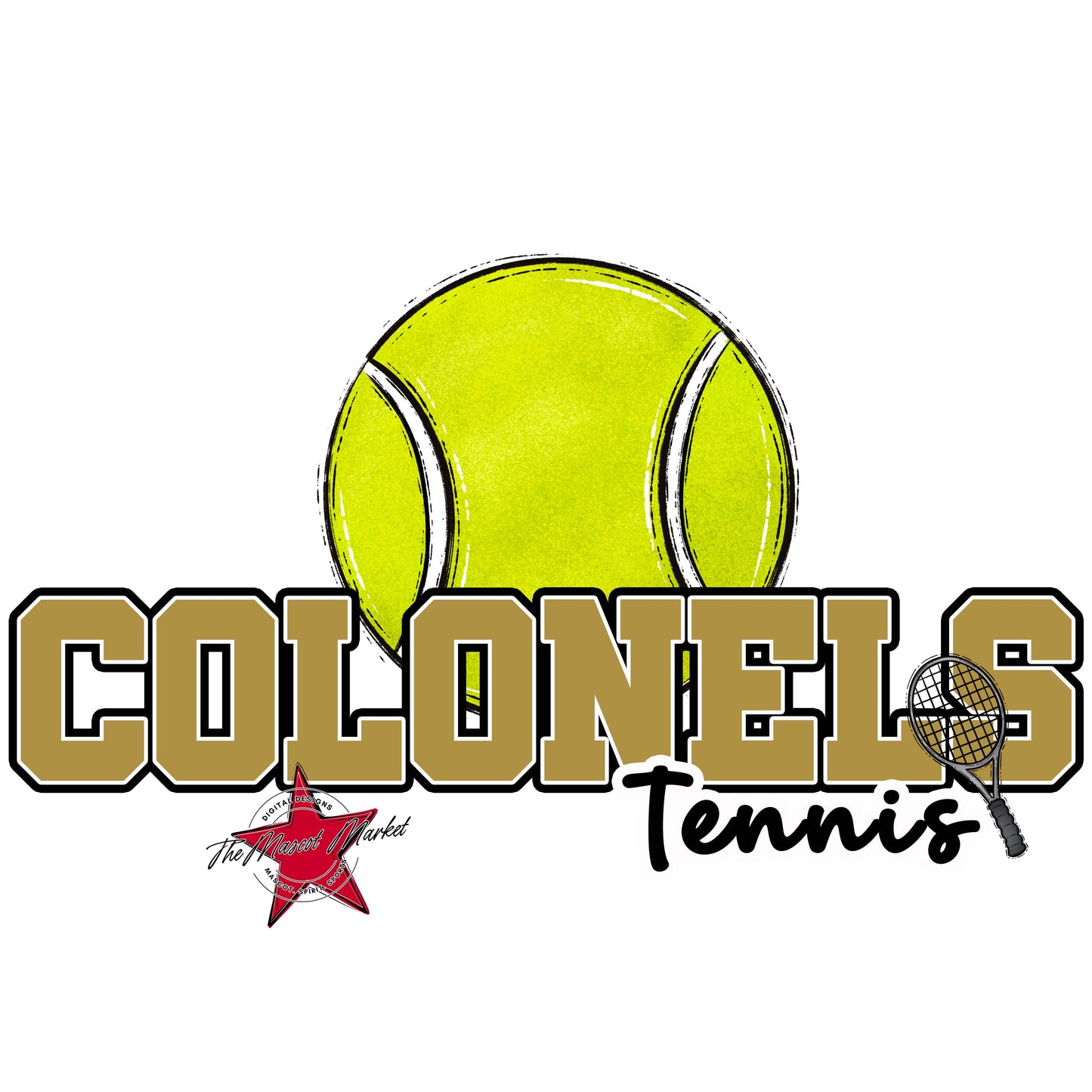 Colonels Varsity Tennis-Gold