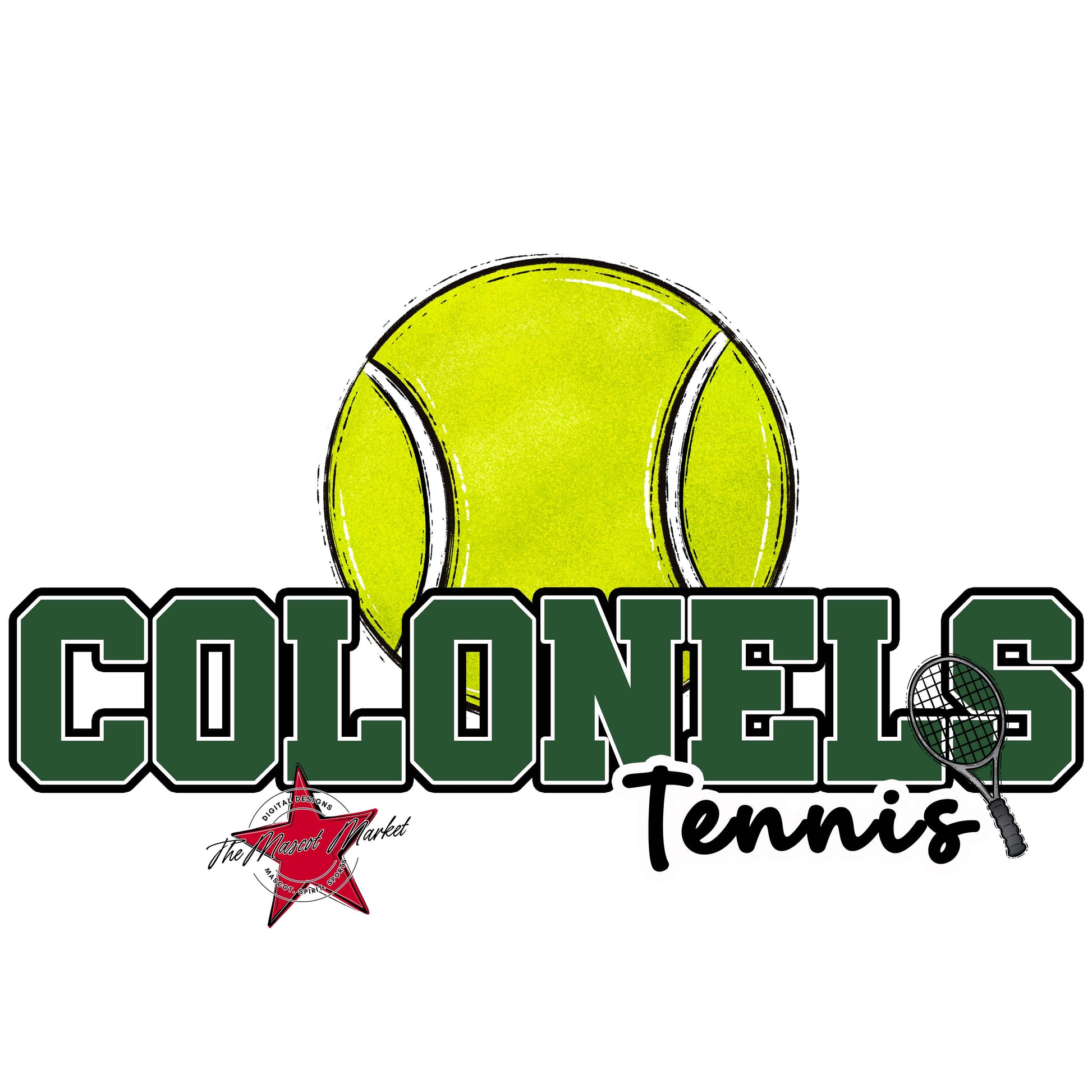 Colonels Varsity Tennis-Green
