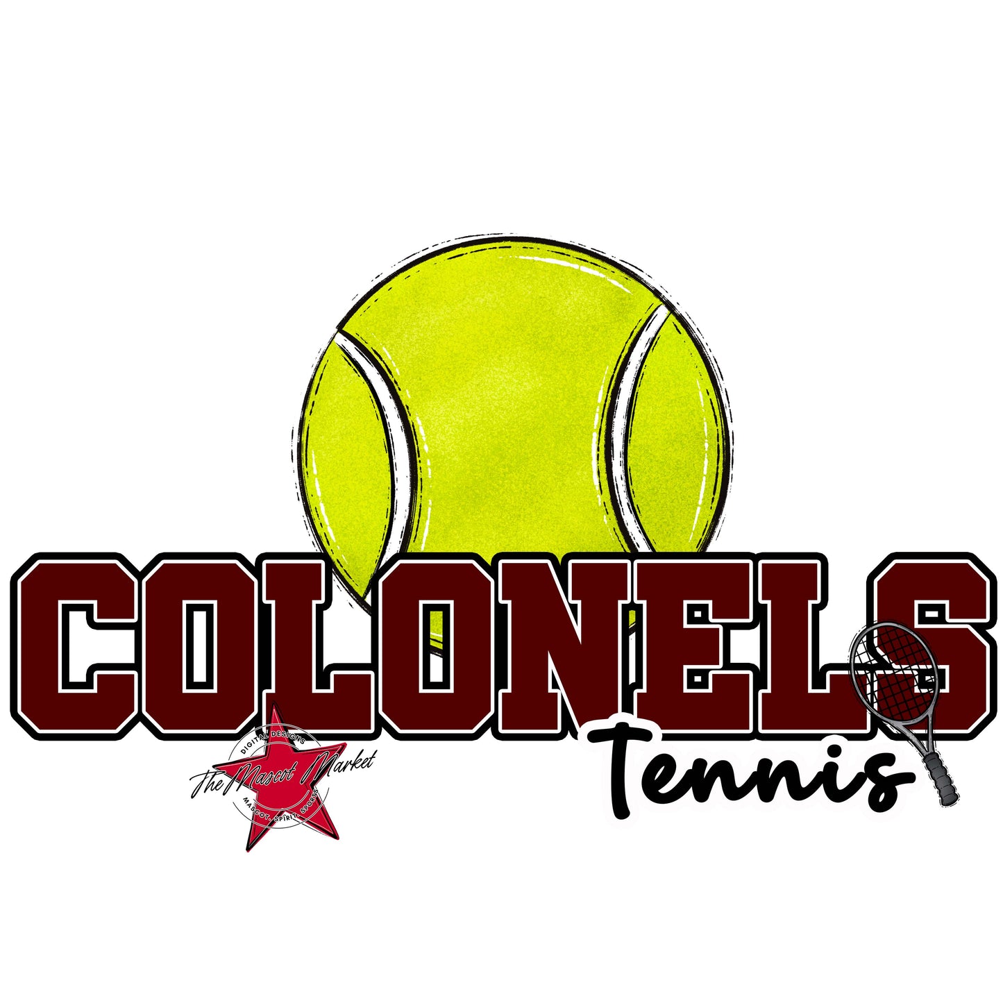 Colonels Varsity Tennis-Maroon