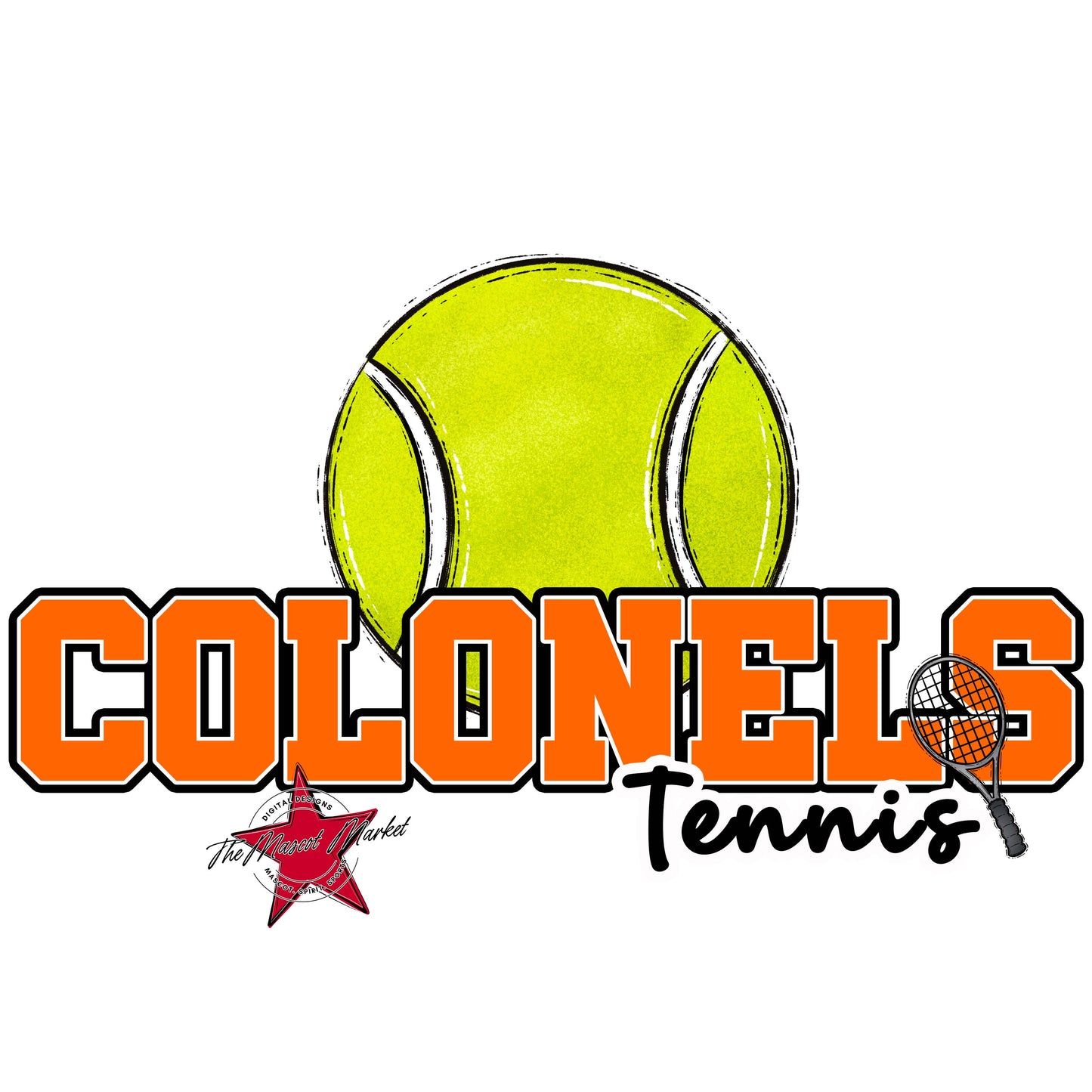 Colonels Varsity Tennis-Orange