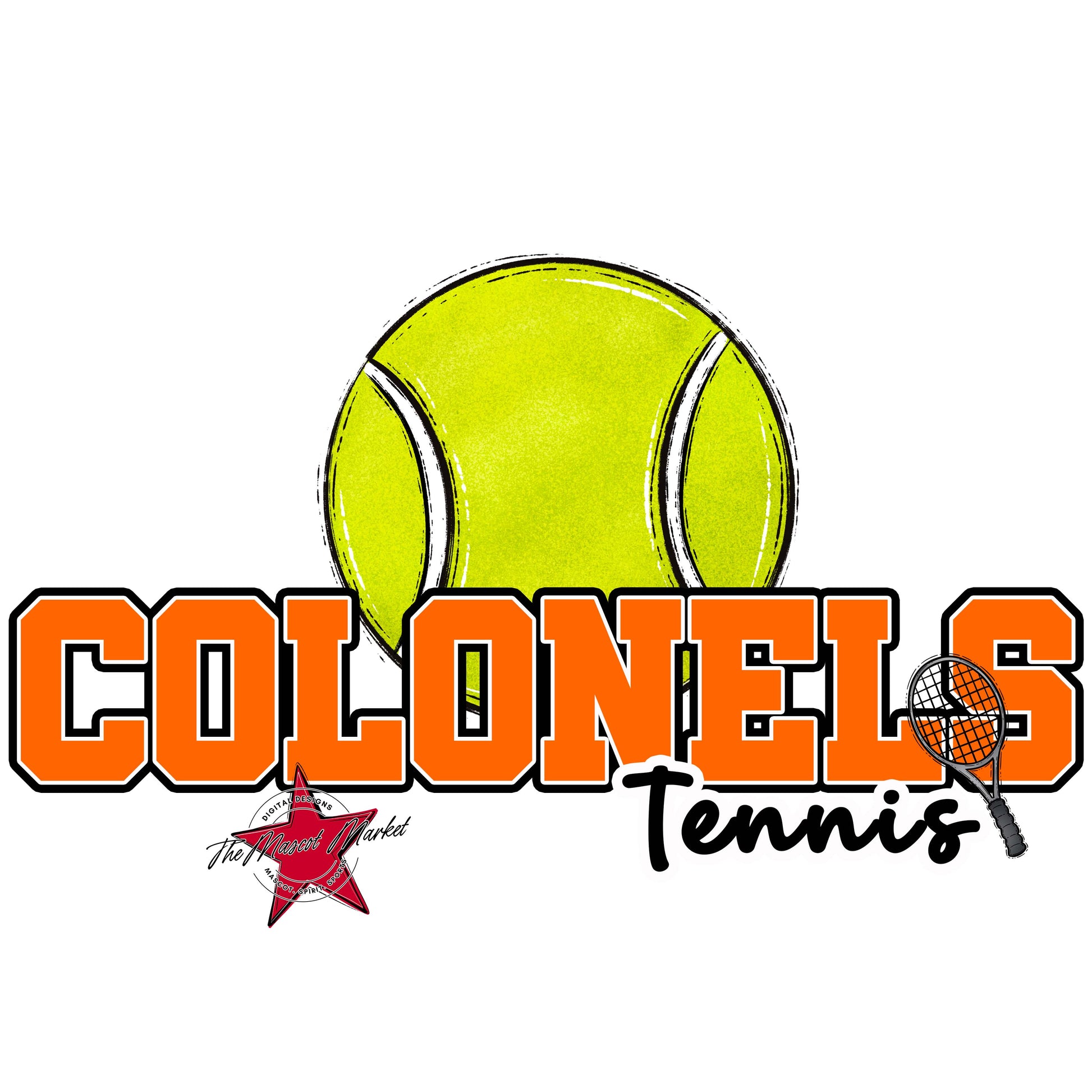 Colonels Varsity Tennis-Orange