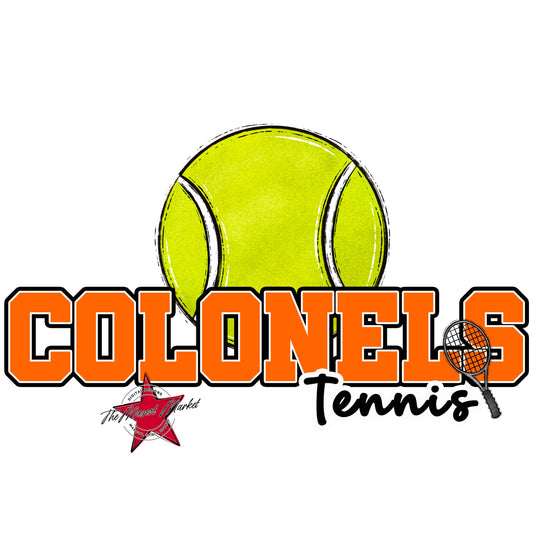 Colonels Varsity Tennis-Orange