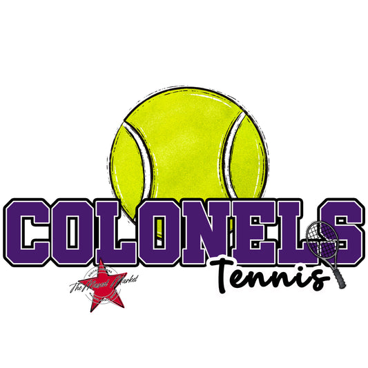 Colonels Varsity Tennis-Purple