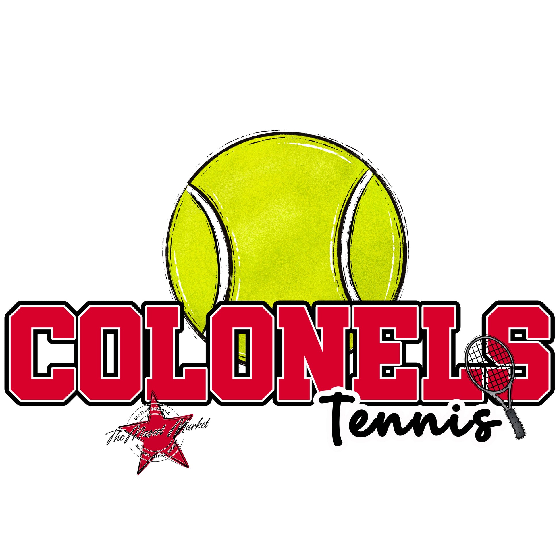 Colonels Varsity Tennis-Red