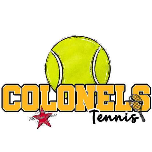 Colonels Varsity Tennis-Yellow