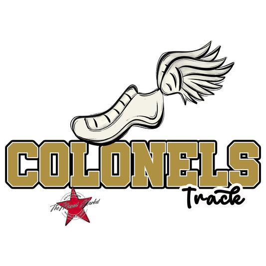 Colonels Varsity Track-Gold