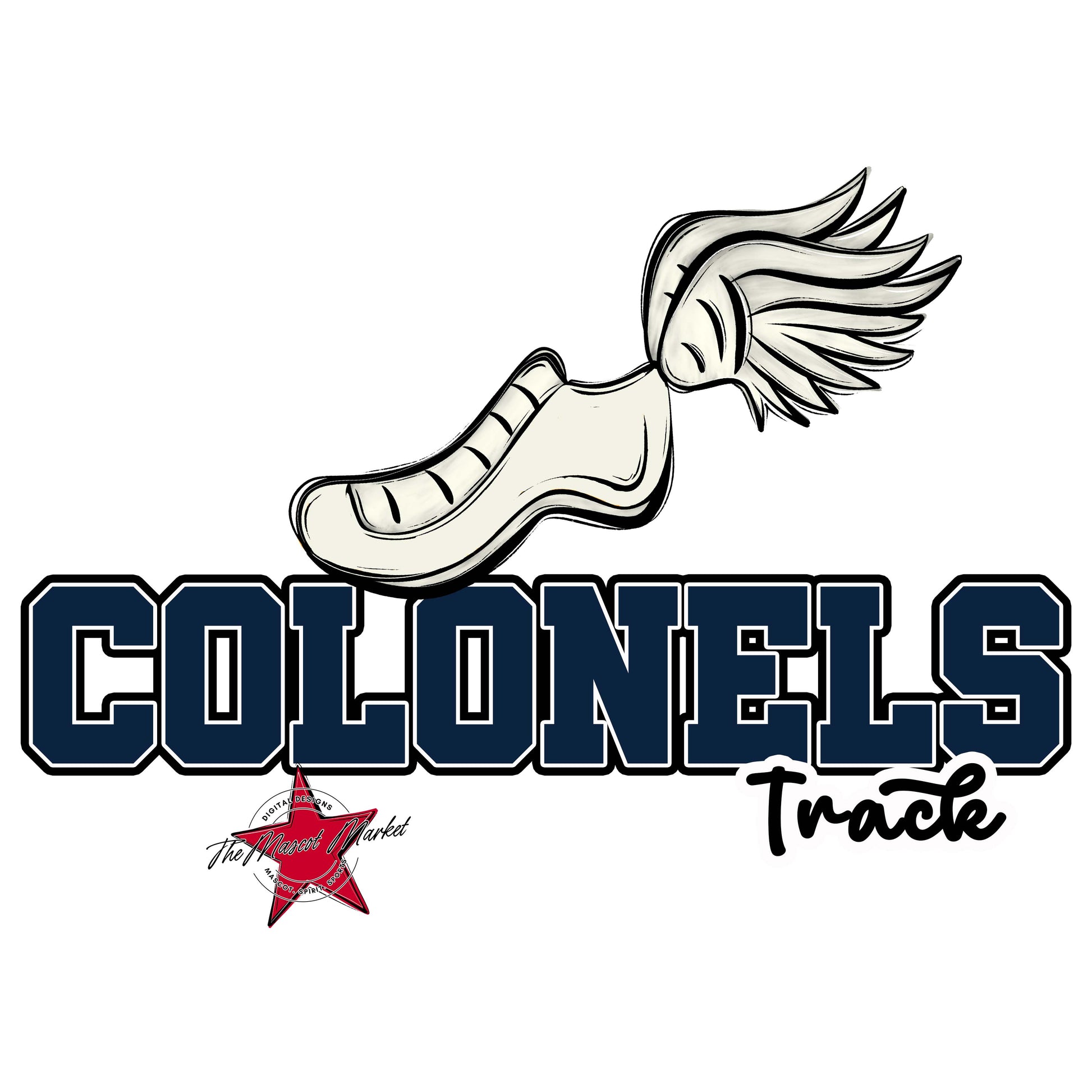 Colonels Varsity Track-Navy