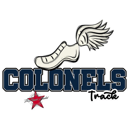 Colonels Varsity Track-Navy