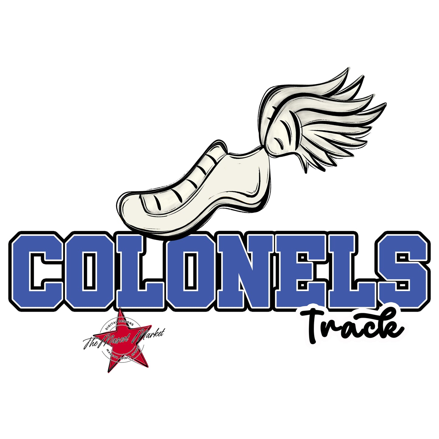 Colonels Varsity Track-Off Blue